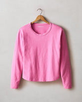 Women's Premium Slub Curved Hem Long Sleeve - Gin Fizz