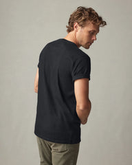 Men's Classic Cotton Crew Tee - Black