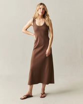 Women's Rib Dress - Downtown Brown