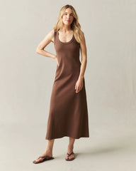 Women's Rib Dress - Downtown Brown