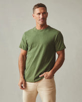 Men's Premium Slub Crew Tee - Rifle Green