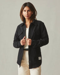 Unisex Redwood Fleece Overshirt - Black