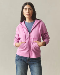 Women's Vintage Wash Relaxed Classic Full Zip - Washed Fiji Flower