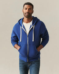Men's Midweight Full Zip - Estate Blue
