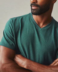 Men's Premium Slub V-Neck Tee - Jasper