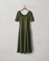 Women's Short Sleeve Flex Dress - Rifle Green