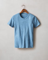 Women's Premium Slub Crew Tee - Parisian Blue
