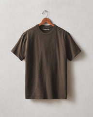 Men's Premium Slub Crew Tee - Chocolate