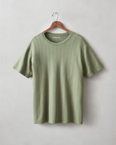 Men's Pointelle Crew Tee - Olvine