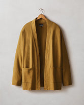 Women's French Terry Cardigan - Tapenade