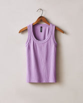 Women's Rib Tank - English Lavender
