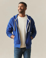 Men's Midweight Full Zip - Estate Blue