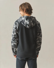 Men's Raglan Classic Full Zip - Black Camo