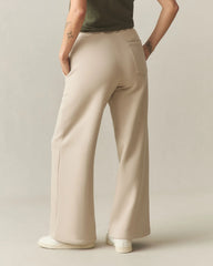 Women's Pintuck Flare Pant - Cobblestone