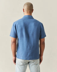 Men's Camp Shirt - Ensign Blue