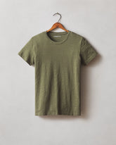 Women's Premium Slub Crew Tee - Olvine
