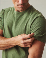 Men's Premium Slub Crew Tee - Rifle Green