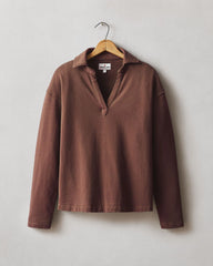 Women's French Terry Pop Over - Cinnamon