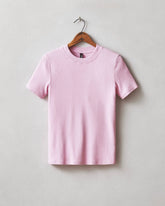 Women's Luxe Rib Crew Tee - Lilac Sachet