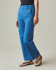Women's Wide Leg Pant - Blue Sail