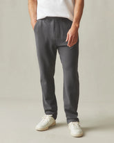 Men's French Terry Straight Pant - Dark Charcoal