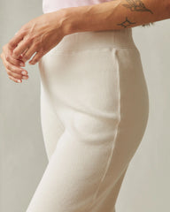 Women's Rib Pant - Oatmeal