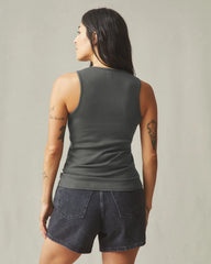 Women's Luxe Rib Tank - Monument