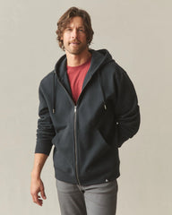 Men's Relaxed Classic Full Zip - Black