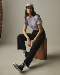 Women's Premium Slub Crew Tee - Grey Glass
