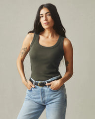 Women's Rib Tank - Loden