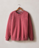 Men's Relaxed French Terry Crew - Syrah