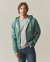 Men's Midweight Full Zip - Blue Spruce