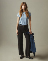 Women's Premium Slub Crew Tee - Light Skies