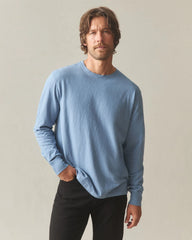 Men's Premium Slub Crew Tee Long Sleeve - Infinity