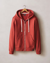 Men's Midweight Full Zip - Red Ochre