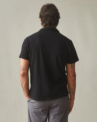 Men's Premium Slub Polo - Black