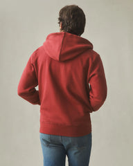 Men's Midweight Full Zip - Red Ochre