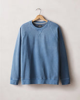 Men's Relaxed French Terry Crew - Ensign Blue