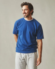 Men's French Terry Tee - Deja Vu Blue