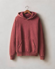 Unisex American Vintage Pullover - Mineral Wash Pomegranate