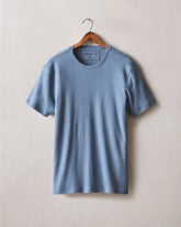 Men's Brushed Crew Tee - Moonlight Blue Heather