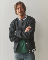 Unisex Lettermen Jacket - Black