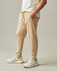 Men's Pintuck French Terry Jogger - Safari