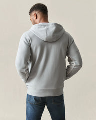 Men's Raglan Colorblock Midweight Full Zip - Athletic Heather Monument
