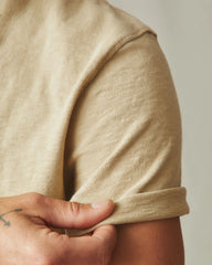 Men's Premium Slub V-Neck Tee - Twill