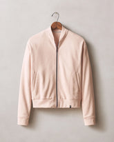 Women's Fleece Bomber Jacket - Cameo Rose