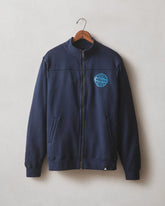 Men's Moto Full Zip Mike Rowe - Oxford Blue