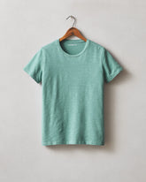 Women's Premium Slub Crew Tee - Oil Blue