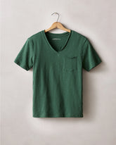 Women's Premium Slub Pocket Tee - Pineneedle