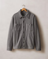 Men's French Terry Twill Shacket - Thunderstorm